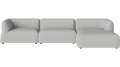 Arke garden sofa 3 moduły z szezlongiem 345 x 170 cm – po prawej BOLIA różne warianty 
