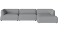 Arke garden sofa 3 moduły z szezlongiem 345 x 170 cm – po prawej BOLIA różne warianty 