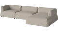 Arke garden sofa 3 moduły z szezlongiem 345 x 170 cm – po prawej BOLIA różne warianty 