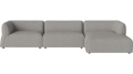 Arke garden sofa 3 moduły z szezlongiem 345 x 170 cm – po prawej BOLIA różne warianty 