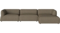 Arke garden sofa 3 moduły z szezlongiem 345 x 170 cm – po prawej BOLIA różne warianty 