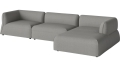 Arke garden sofa 3 moduły z szezlongiem 345 x 170 cm – po prawej BOLIA różne warianty 