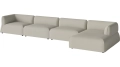Arke garden sofa 4 moduły z szezlongiem 460 x 170 cm - po prawej BOLIA różne warianty 