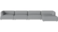 Arke garden sofa 4 moduły z szezlongiem 460 x 170 cm - po prawej BOLIA różne warianty 