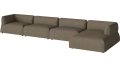 Arke garden sofa 4 moduły z szezlongiem 460 x 170 cm - po prawej BOLIA różne warianty 