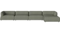 Arke garden sofa 4 moduły z szezlongiem 460 x 170 cm - po prawej BOLIA różne warianty 