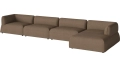 Arke garden sofa 4 moduły z szezlongiem 460 x 170 cm - po prawej BOLIA różne warianty 