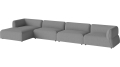 Arke garden sofa 4 moduły z szezlongiem 460 x 170 cm - po lewej BOLIA różne warianty 