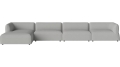 Arke garden sofa 4 moduły z szezlongiem 460 x 170 cm - po lewej BOLIA różne warianty 