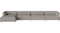 Arke garden sofa 4 moduły z szezlongiem 460 x 170 cm - po lewej BOLIA różne warianty 