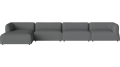 Arke garden sofa 4 moduły z szezlongiem 460 x 170 cm - po lewej BOLIA różne warianty 