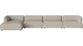 Arke garden sofa 4 moduły z szezlongiem 460 x 170 cm - po lewej BOLIA różne warianty 