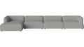 Arke garden sofa 4 moduły z szezlongiem 460 x 170 cm - po lewej BOLIA różne warianty 