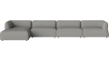Arke garden sofa 4 moduły z szezlongiem 460 x 170 cm - po lewej BOLIA różne warianty 