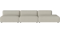 Arke Garden sofa 3 moduły z otwartym końcem 360 x 95 cm – po prawej BOLIA różne warianty 