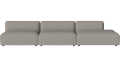 Arke Garden sofa 3 moduły z otwartym końcem 360 x 95 cm – po prawej BOLIA różne warianty 