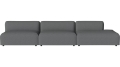 Arke Garden sofa 3 moduły z otwartym końcem 360 x 95 cm – po prawej BOLIA różne warianty 
