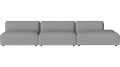 Arke Garden sofa 3 moduły z otwartym końcem 360 x 95 cm – po prawej BOLIA różne warianty 