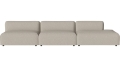 Arke Garden sofa 3 moduły z otwartym końcem 360 x 95 cm – po prawej BOLIA różne warianty 
