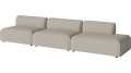 Arke Garden sofa 3 moduły z otwartym końcem 360 x 95 cm – po prawej BOLIA różne warianty 