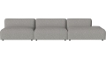 Arke Garden sofa 3 moduły z otwartym końcem 360 x 95 cm – po prawej BOLIA różne warianty 