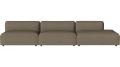 Arke Garden sofa 3 moduły z otwartym końcem 360 x 95 cm – po prawej BOLIA różne warianty 