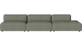Arke Garden sofa 3 moduły z otwartym końcem 360 x 95 cm – po prawej BOLIA różne warianty 