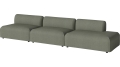 Arke Garden sofa 3 moduły z otwartym końcem 360 x 95 cm – po prawej BOLIA różne warianty 