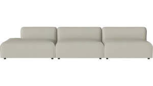 Arke garden sofa 3 moduły z otwartym końcem 360 x 95 cm – po lewej BOLIA różne warianty