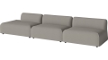 Arke garden sofa 3 moduły z otwartym końcem 360 x 95 cm – po lewej BOLIA różne warianty