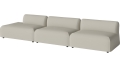 Arke garden sofa 3 moduły z otwartym końcem 360 x 95 cm – po lewej BOLIA różne warianty