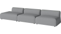 Arke garden sofa 3 moduły z otwartym końcem 360 x 95 cm – po lewej BOLIA różne warianty
