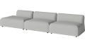 Arke garden sofa 3 moduły z otwartym końcem 360 x 95 cm – po lewej BOLIA różne warianty