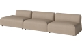 Arke garden sofa 3 moduły z otwartym końcem 360 x 95 cm – po lewej BOLIA różne warianty