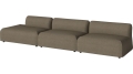 Arke garden sofa 3 moduły z otwartym końcem 360 x 95 cm – po lewej BOLIA różne warianty