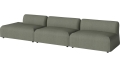 Arke garden sofa 3 moduły z otwartym końcem 360 x 95 cm – po lewej BOLIA różne warianty