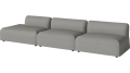 Arke garden sofa 3 moduły z otwartym końcem 360 x 95 cm – po lewej BOLIA różne warianty