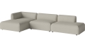 Arke garden sofa 3 moduły z szezlongiem 360 x 170 cm – lewa BOLIA różne warianty 