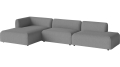 Arke garden sofa 3 moduły z szezlongiem 360 x 170 cm – lewa BOLIA różne warianty 