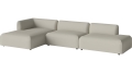 Arke garden sofa 3 moduły z szezlongiem 360 x 170 cm – lewa BOLIA różne warianty 