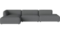 Arke garden sofa 3 moduły z szezlongiem 360 x 170 cm – lewa BOLIA różne warianty 