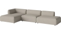Arke garden sofa 3 moduły z szezlongiem 360 x 170 cm – lewa BOLIA różne warianty 