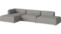Arke garden sofa 3 moduły z szezlongiem 360 x 170 cm – lewa BOLIA różne warianty 