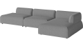 Arke garden sofa 3 moduły z szezlongiem 360 x 170 cm – po prawej BOLIA różne warianty 