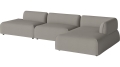 Arke garden sofa 3 moduły z szezlongiem 360 x 170 cm – po prawej BOLIA różne warianty 