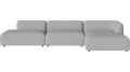 Arke garden sofa 3 moduły z szezlongiem 360 x 170 cm – po prawej BOLIA różne warianty 
