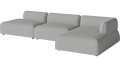 Arke garden sofa 3 moduły z szezlongiem 360 x 170 cm – po prawej BOLIA różne warianty 