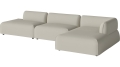 Arke garden sofa 3 moduły z szezlongiem 360 x 170 cm – po prawej BOLIA różne warianty 