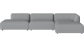 Arke garden sofa 3 moduły z szezlongiem 360 x 170 cm – po prawej BOLIA różne warianty 