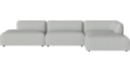 Arke garden sofa 3 moduły z szezlongiem 360 x 170 cm – po prawej BOLIA różne warianty 